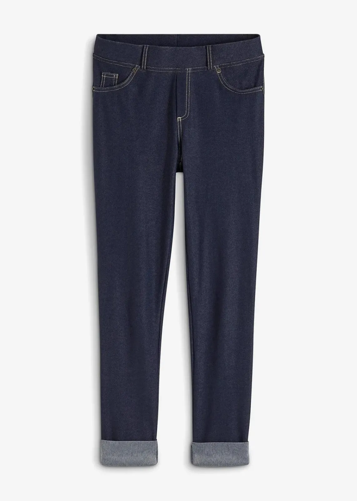 bonprix Bekleidung·Kleider|Hosen^Leggings in Jeansoptik blau denim