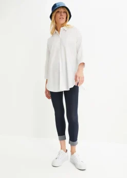 bonprix Bekleidung·Kleider|Hosen^Leggings in Jeansoptik blau denim