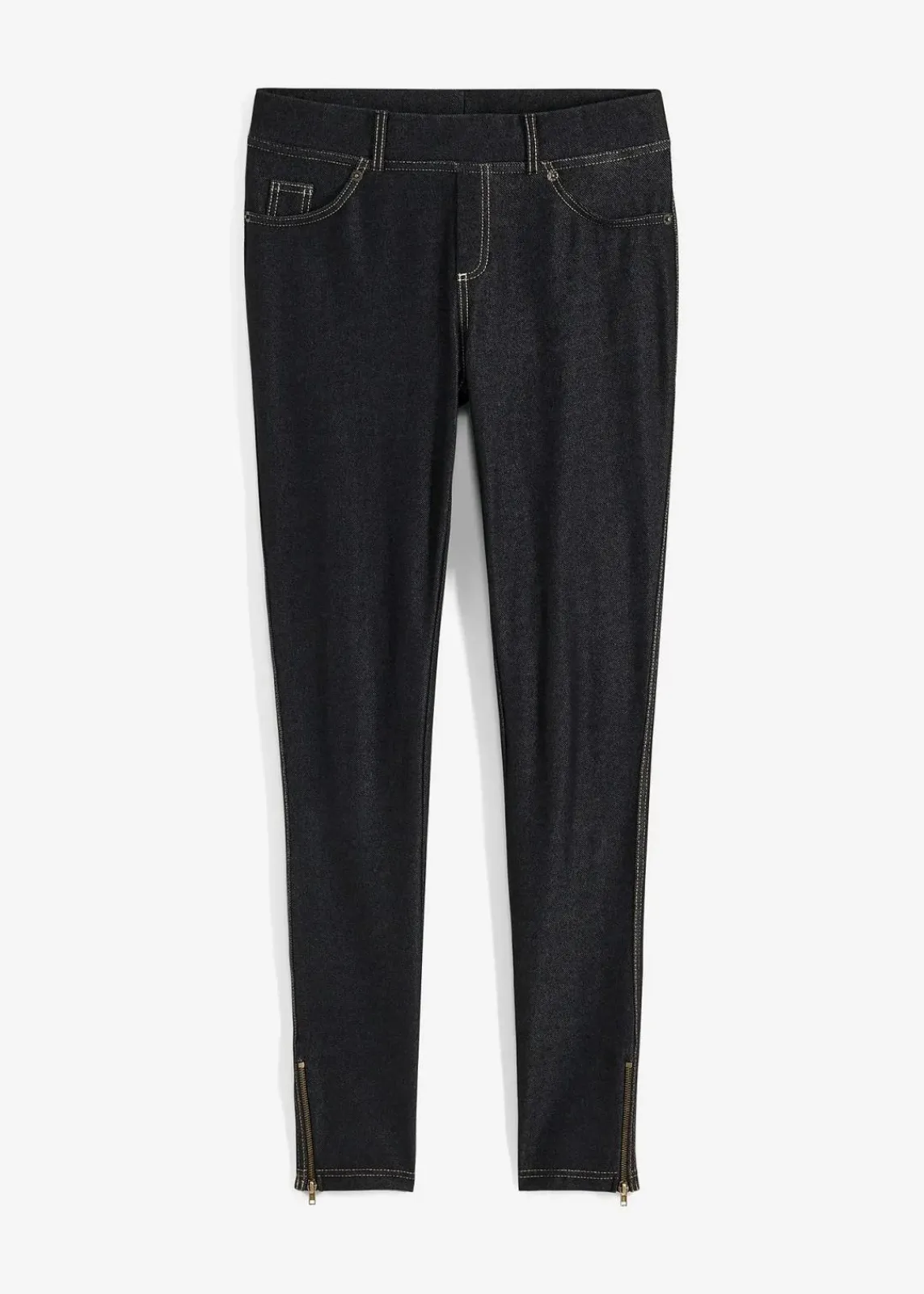 bonprix Bekleidung·Kleider|Hosen^Leggings in Jeansoptik black stone