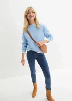 bonprix Bekleidung·Kleider|Hosen^Leggings in Jeansoptik blau