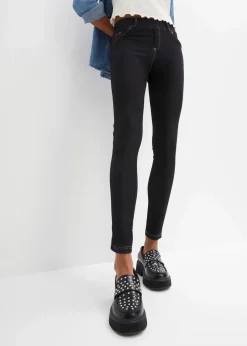 bonprix Bekleidung·Kleider|Hosen^Leggings in Jeansoptik black stone