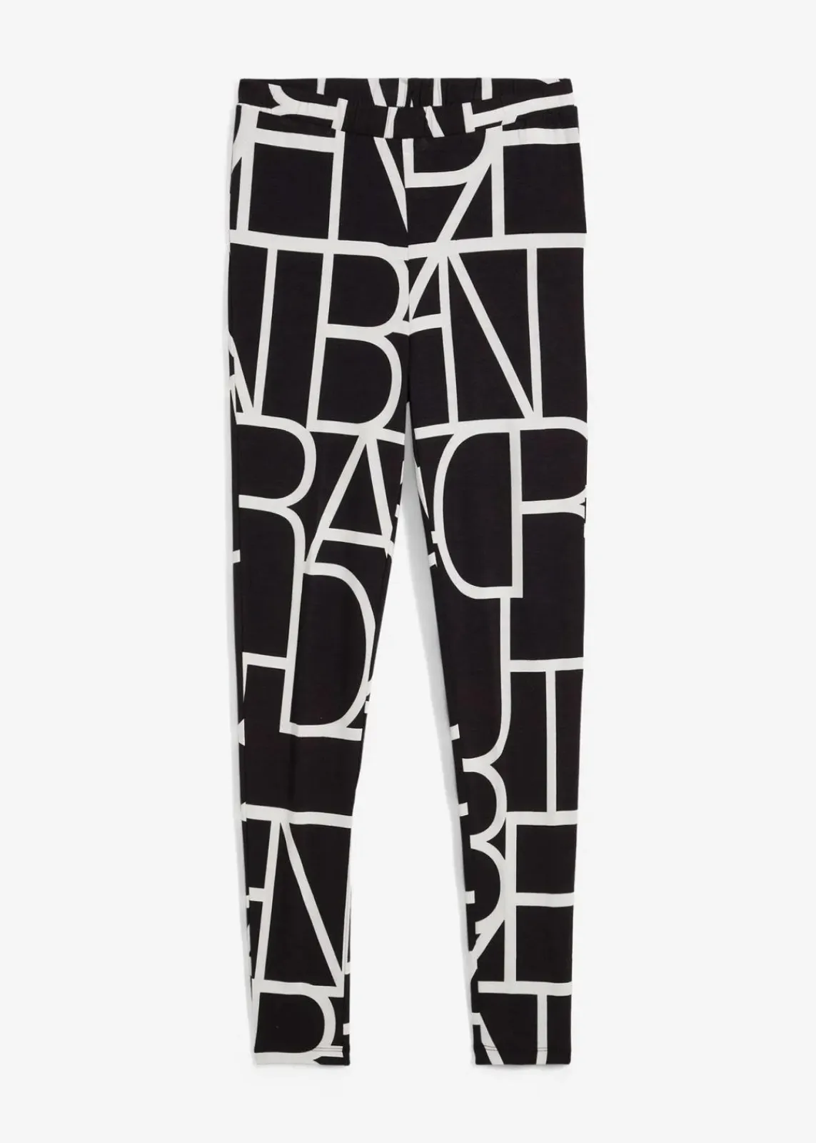 bonprix Bekleidung·Kleider|Hosen^Leggings mit Druck schwarz/weiß bedruckt