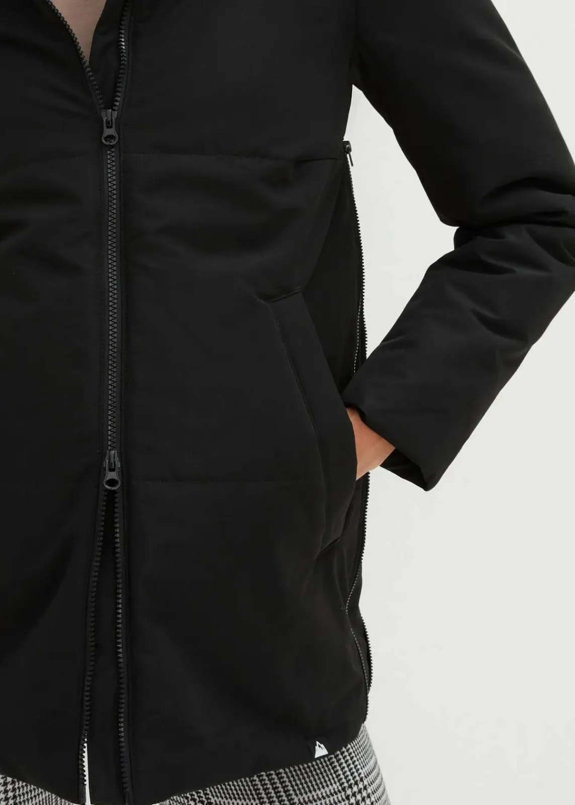 bonprix Bekleidung·Blazer|Umstandsmode^Leicht wattierte 3-in-1 Umstandsfunktionsjacke mit Trageeinsatz schwarz
