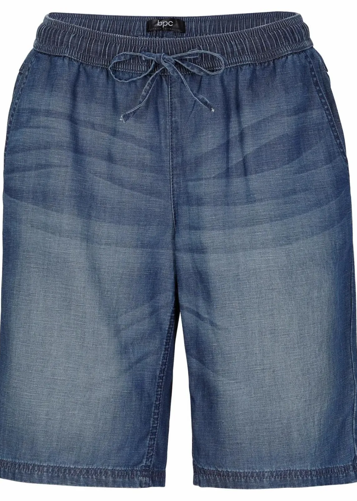 bonprix Bekleidung·Outdoorbekleidung|Shorts^Leichte Denim-Hose mit Leinen blau denim