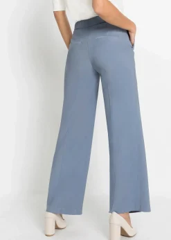 bonprix Hosen|Bekleidung·Kleider^Leichte Marlenehose mit Viskose rauchblau
