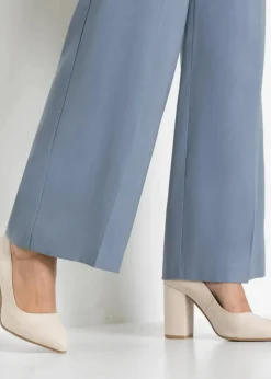 bonprix Hosen|Bekleidung·Kleider^Leichte Marlenehose mit Viskose rauchblau