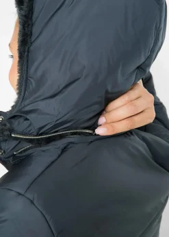 bonprix Jacken & Mäntel|Bekleidung·Hosen^Leichter Steppmantel nachtblau