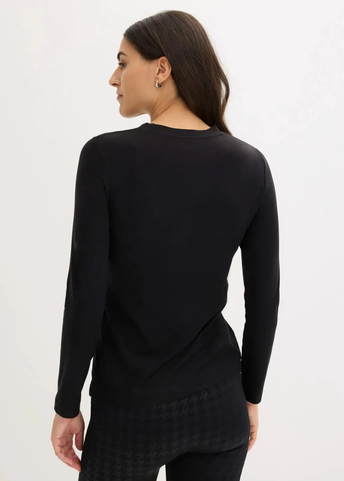 bonprix Thermounterwäsche^Leichtes Thermo Langarmshirt schwarz