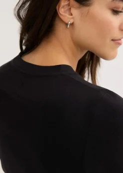 bonprix Thermounterwäsche^Leichtes Thermo Langarmshirt schwarz
