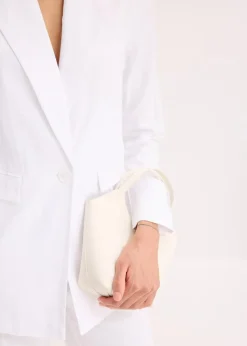 bonprix Blazer^Leinen-Blazer weiß