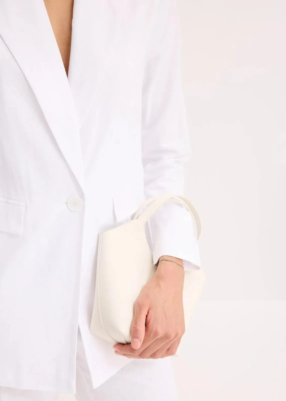 bonprix Blazer^Leinen-Blazer weiß