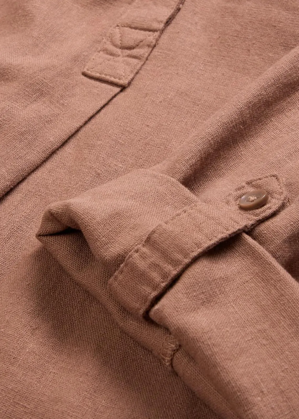 bonprix Blusen & Tuniken|Bekleidung·Jacken & Mäntel^Leinen-Bluse, 3/4-Arm maronenbraun