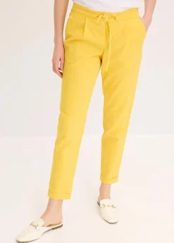 bonprix Hosen|Bekleidung·Kleider^Leinenhose lemoncurry