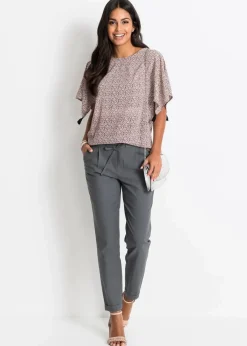 bonprix Bekleidung·Kleider|Hosen^Leinenhose rauchgrau