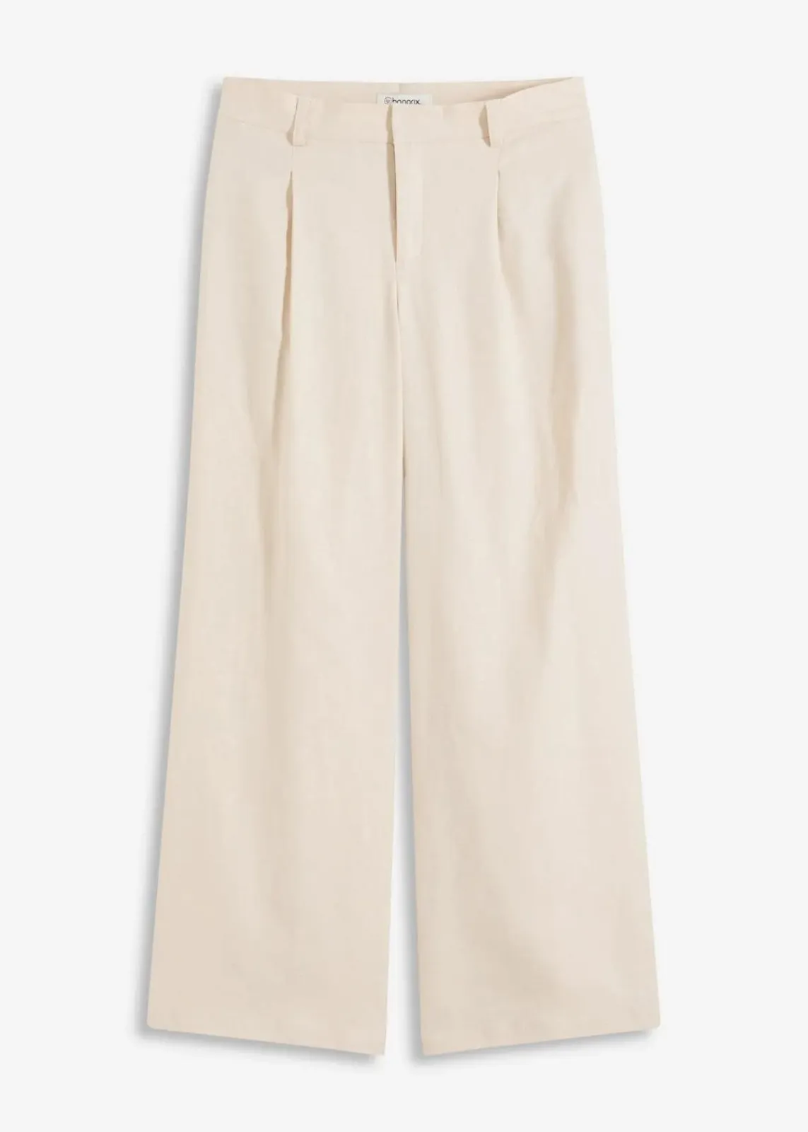 bonprix Bekleidung·Kleider|Hosen^Leinenhose Palazzo hellsand
