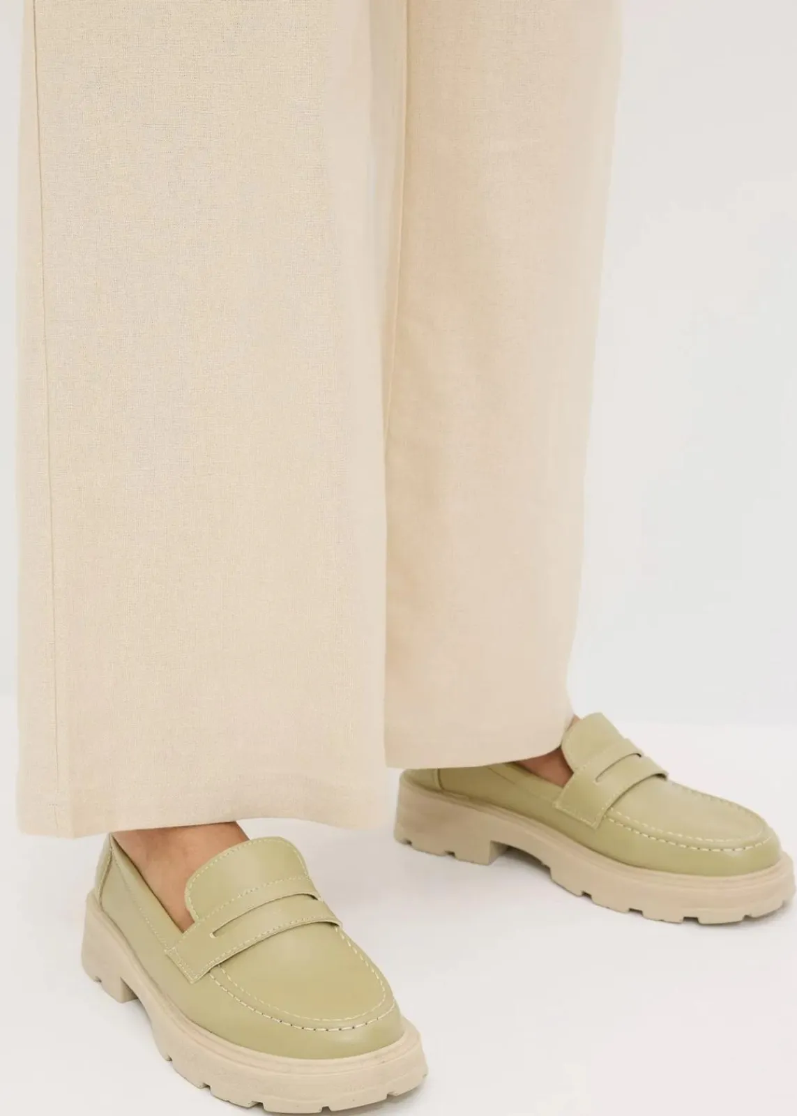 bonprix Bekleidung·Kleider|Hosen^Leinenhose Palazzo hellsand