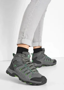Lico Sneaker|High Heels^High top Trekkingschuh anthrazit/schwarz/grün
