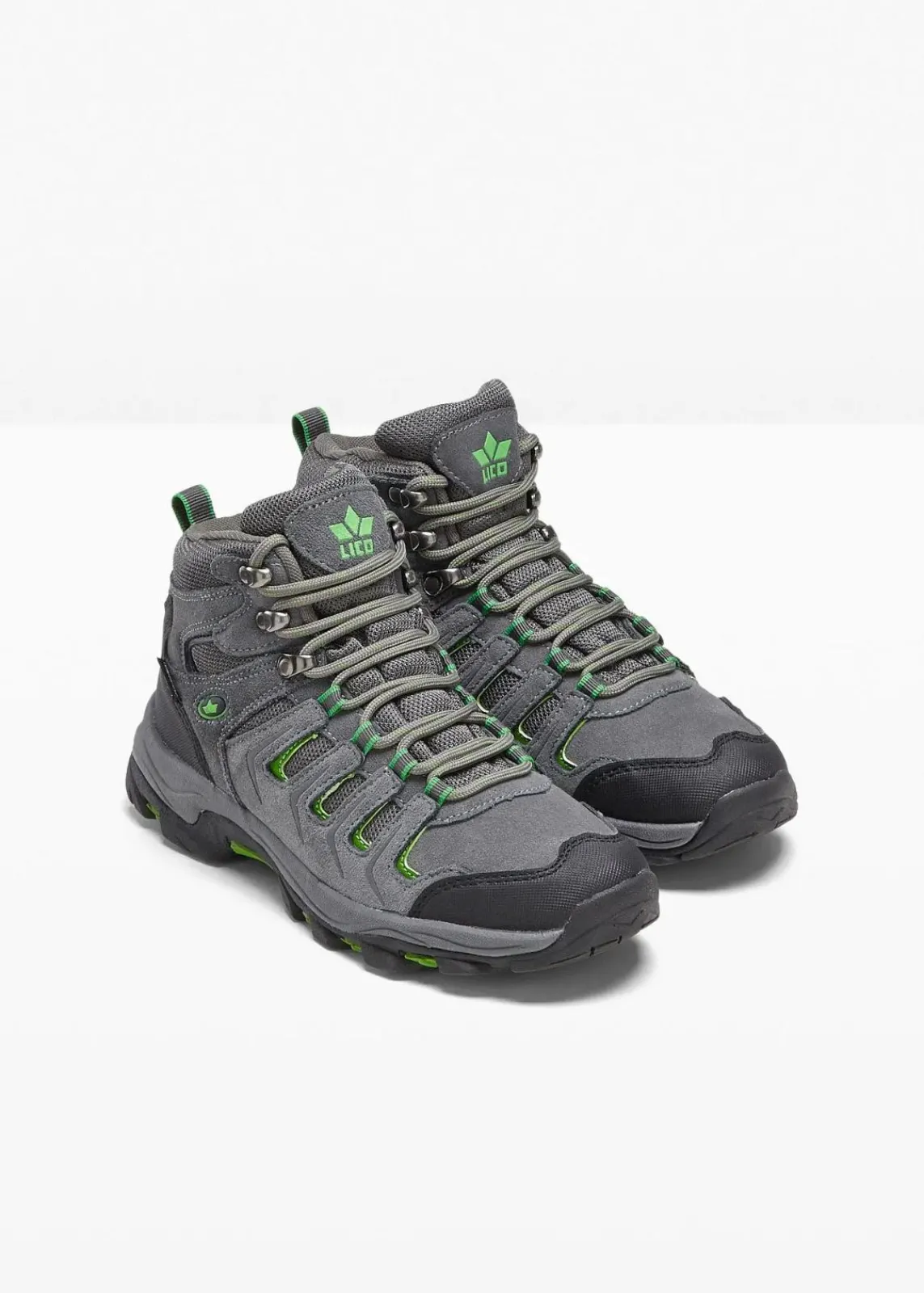 Lico Sneaker|High Heels^High top Trekkingschuh anthrazit/schwarz/grün