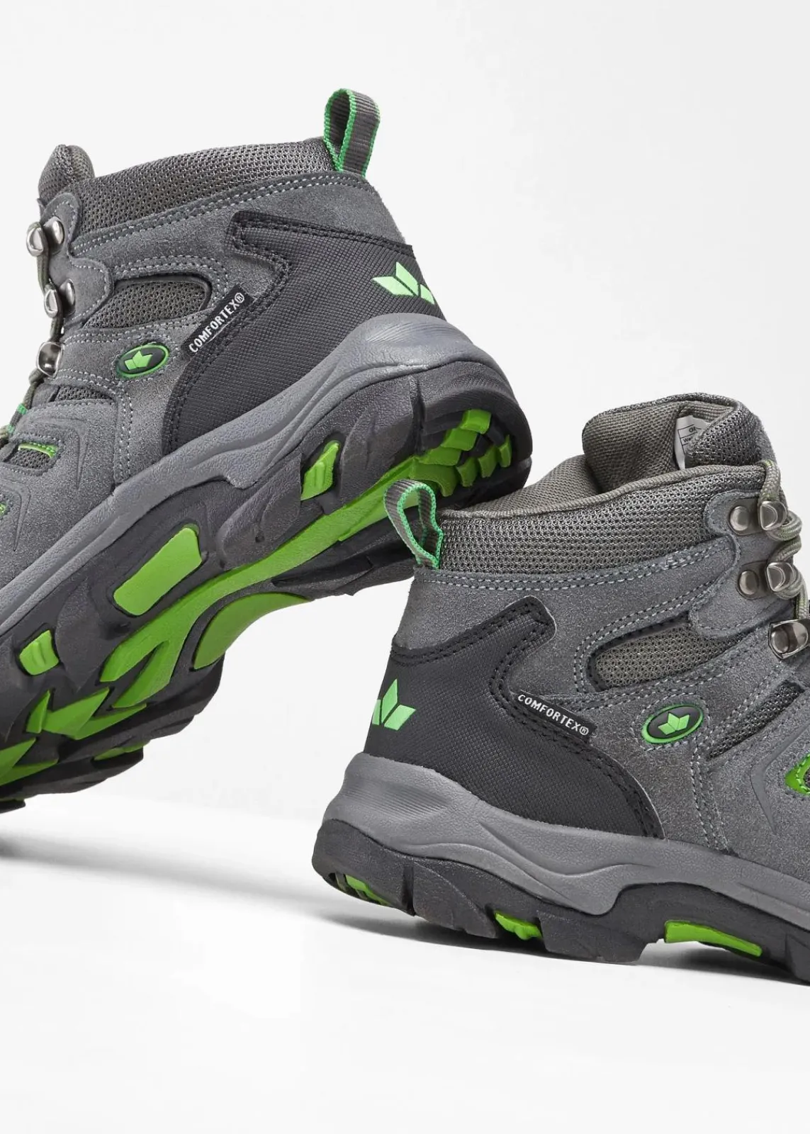Lico Sneaker|High Heels^High top Trekkingschuh anthrazit/schwarz/grün