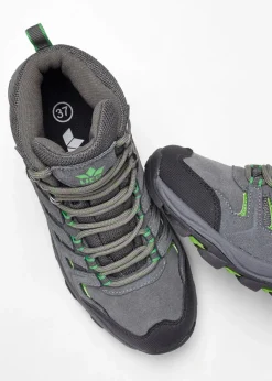 Lico Sneaker|High Heels^High top Trekkingschuh anthrazit/schwarz/grün