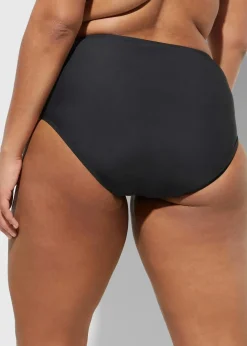 bonprix Nachhaltigere Materialien|Mix & Match^Light Highwaist Shape-Bikinihose schwarz
