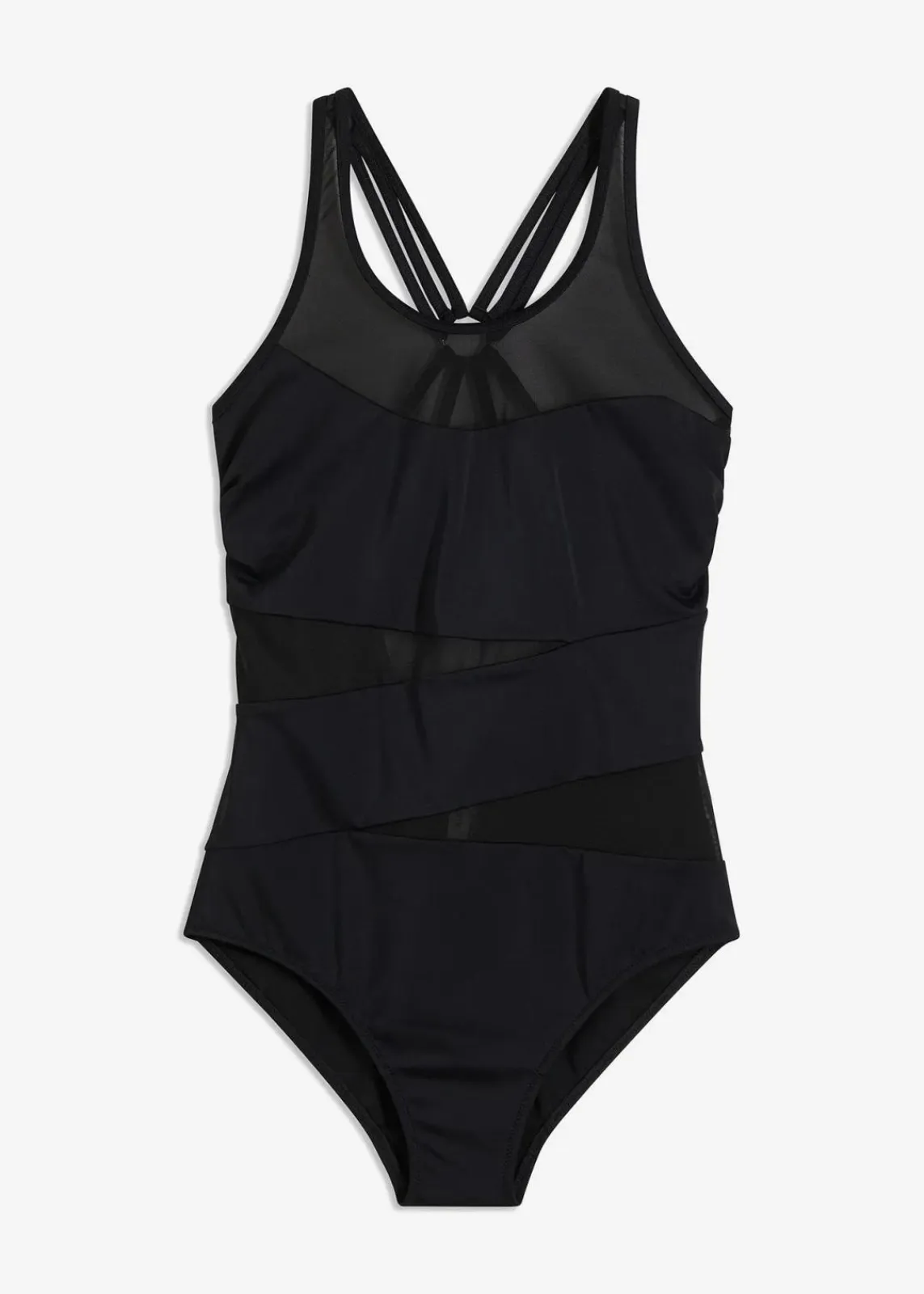 bonprix Nachhaltigere Materialien|Shapewear^Light Shape Badeanzug schwarz