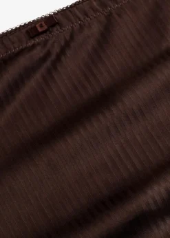 bonprix Wäsche·Shapewear|Wäsche·Höschen^Light Shape Panty mit Glanzeffekt dunkelbraun gestreift