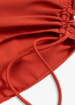 bonprix Shapewear|Badeanzüge^Light Shape-Badeanzug mit Schnürung rotbraun