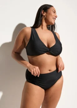 bonprix Nachhaltigere Materialien|Mix & Match^Light Shape-Bikinihose schwarz