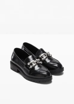 bonprix Slipper & Halbschuhe|Loafer^Loafer schwarz