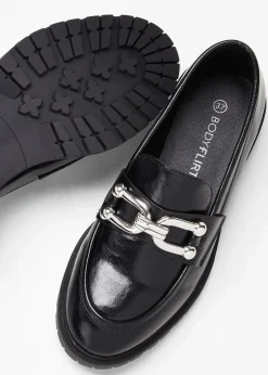 bonprix Slipper & Halbschuhe|Loafer^Loafer schwarz