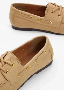 bonprix Slipper & Halbschuhe|Loafer^Loafer beige