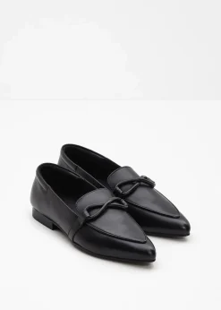 bonprix Slipper & Halbschuhe|Loafer^Loafer aus Leder schwarz