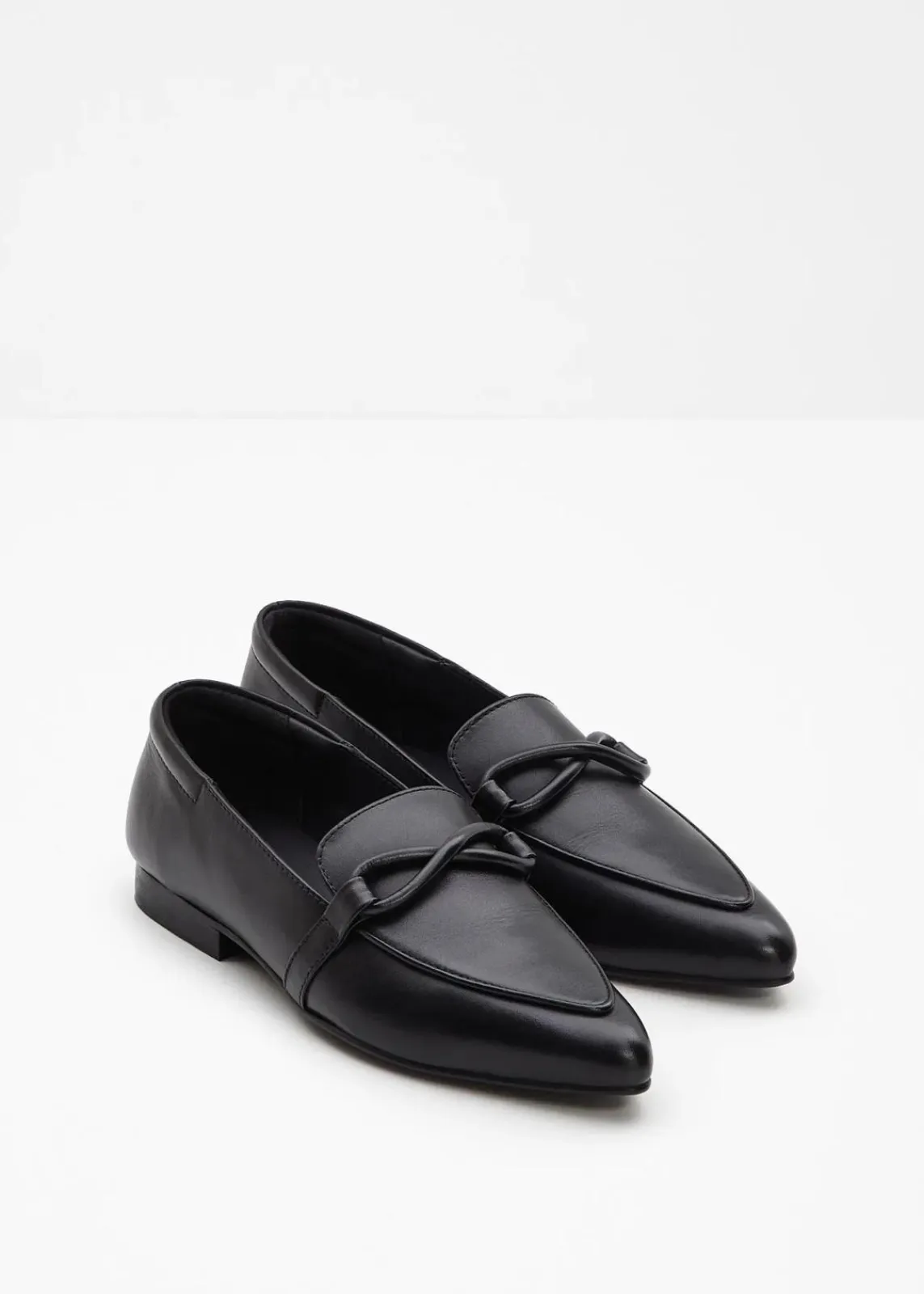 bonprix Slipper & Halbschuhe|Loafer^Loafer aus Leder schwarz