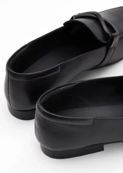 bonprix Slipper & Halbschuhe|Loafer^Loafer aus Leder schwarz