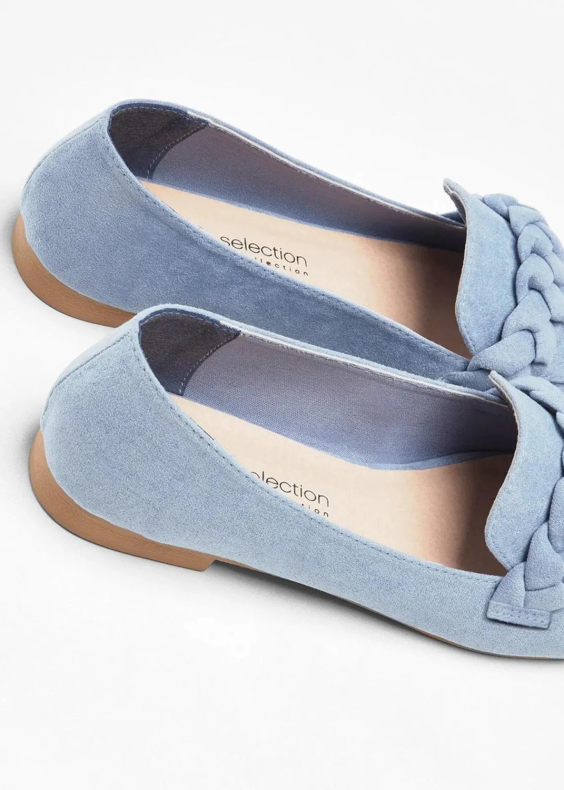 bonprix Sommerschuhe|Loafer^Loafer mit Flechtdetails jeansblau