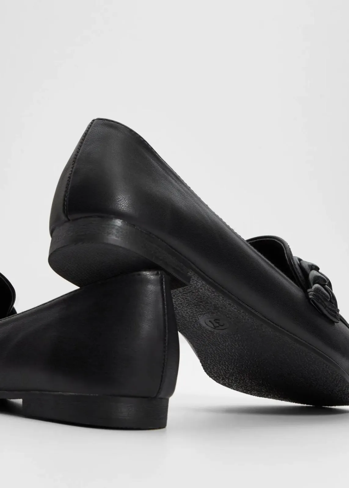 bonprix Slipper & Halbschuhe|Loafer^Loafer mit Flechtdetails schwarz