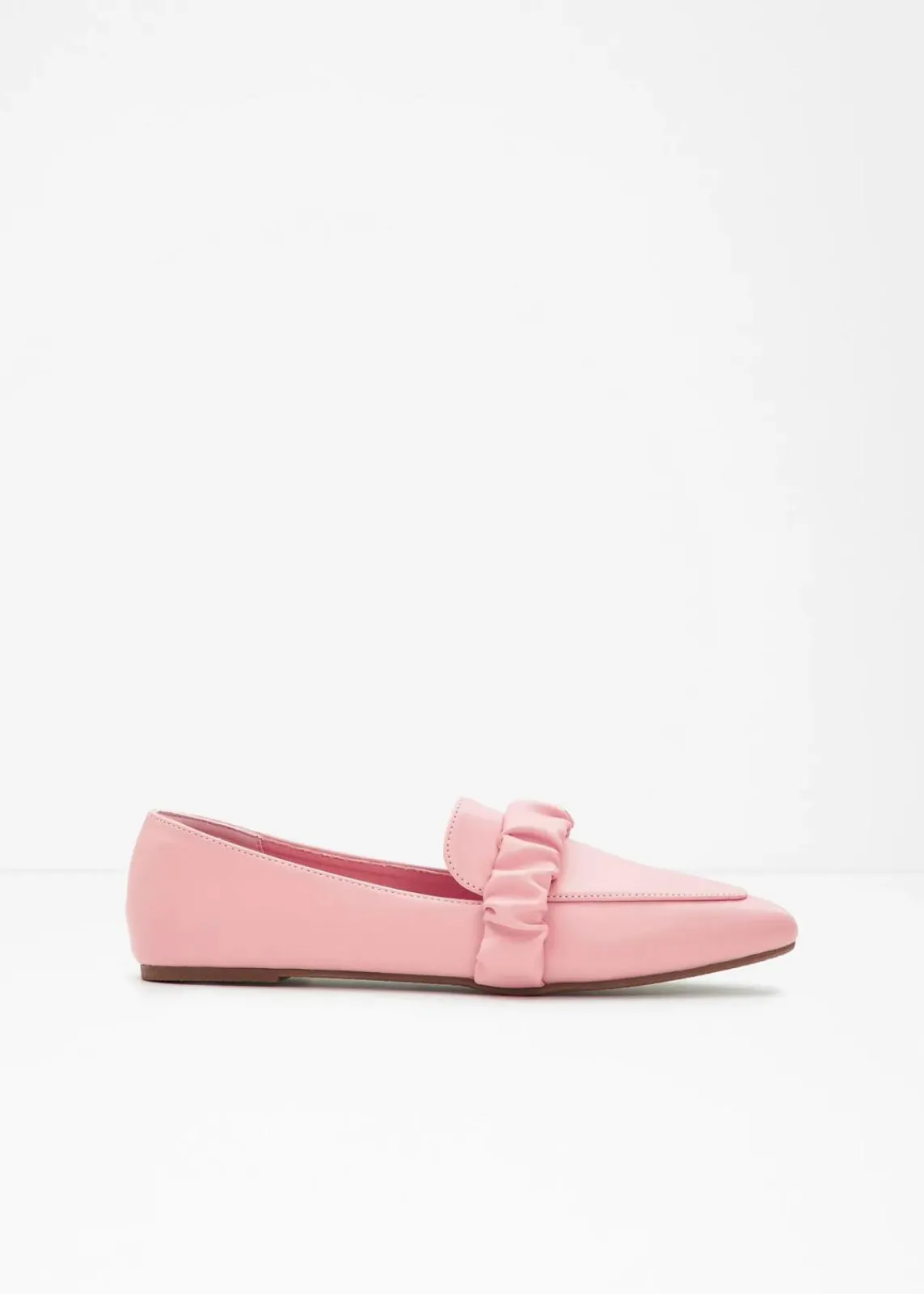 bonprix Slipper & Halbschuhe|Loafer^Loafer mit Raffung rosa