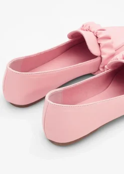 bonprix Slipper & Halbschuhe|Loafer^Loafer mit Raffung rosa