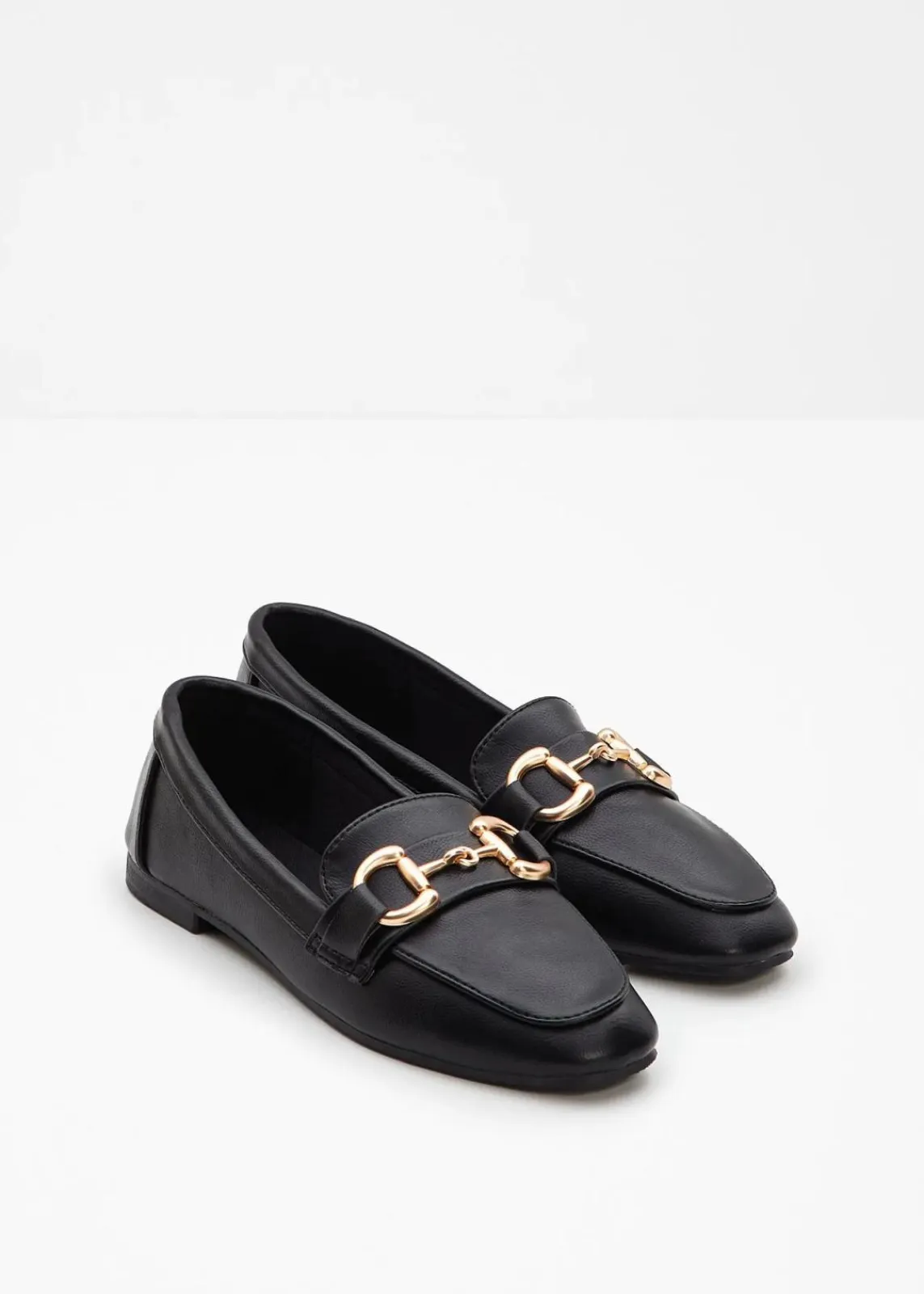 bonprix Slipper & Halbschuhe|Loafer^Loafer mit Schnalle schwarz