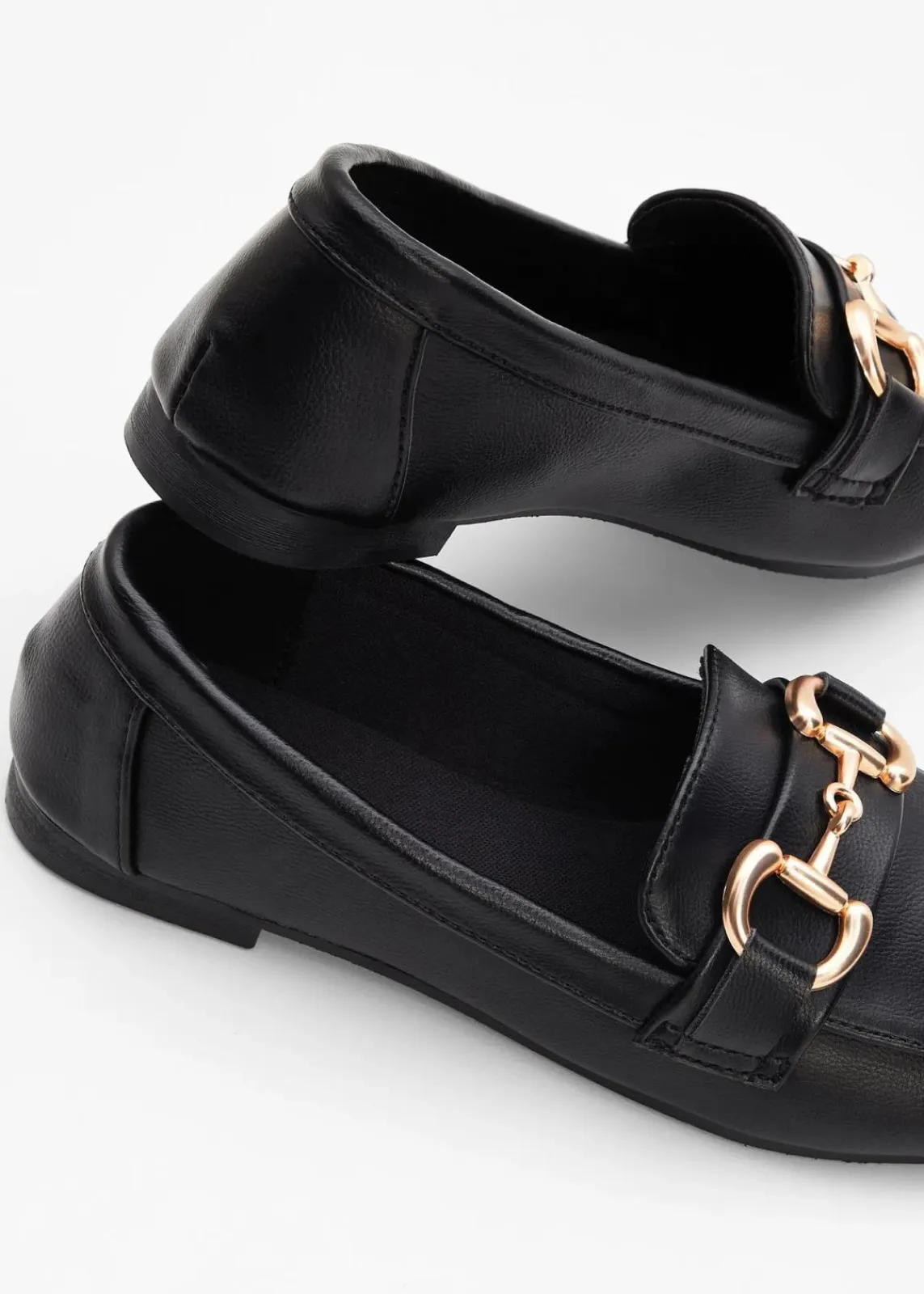 bonprix Slipper & Halbschuhe|Loafer^Loafer mit Schnalle schwarz