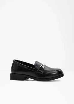 bonprix Slipper & Halbschuhe|Loafer^Loafer mit Schnalle schwarz