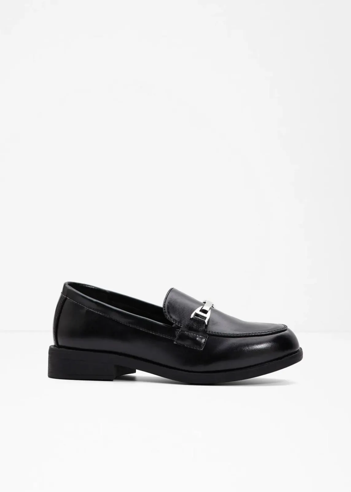 bonprix Slipper & Halbschuhe|Loafer^Loafer mit Schnalle schwarz