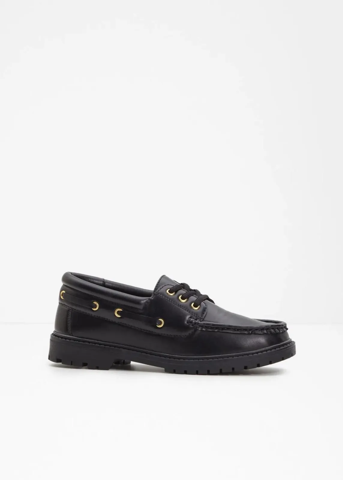 bonprix Slipper & Halbschuhe|Loafer^Loafer mit Schnürung schwarz