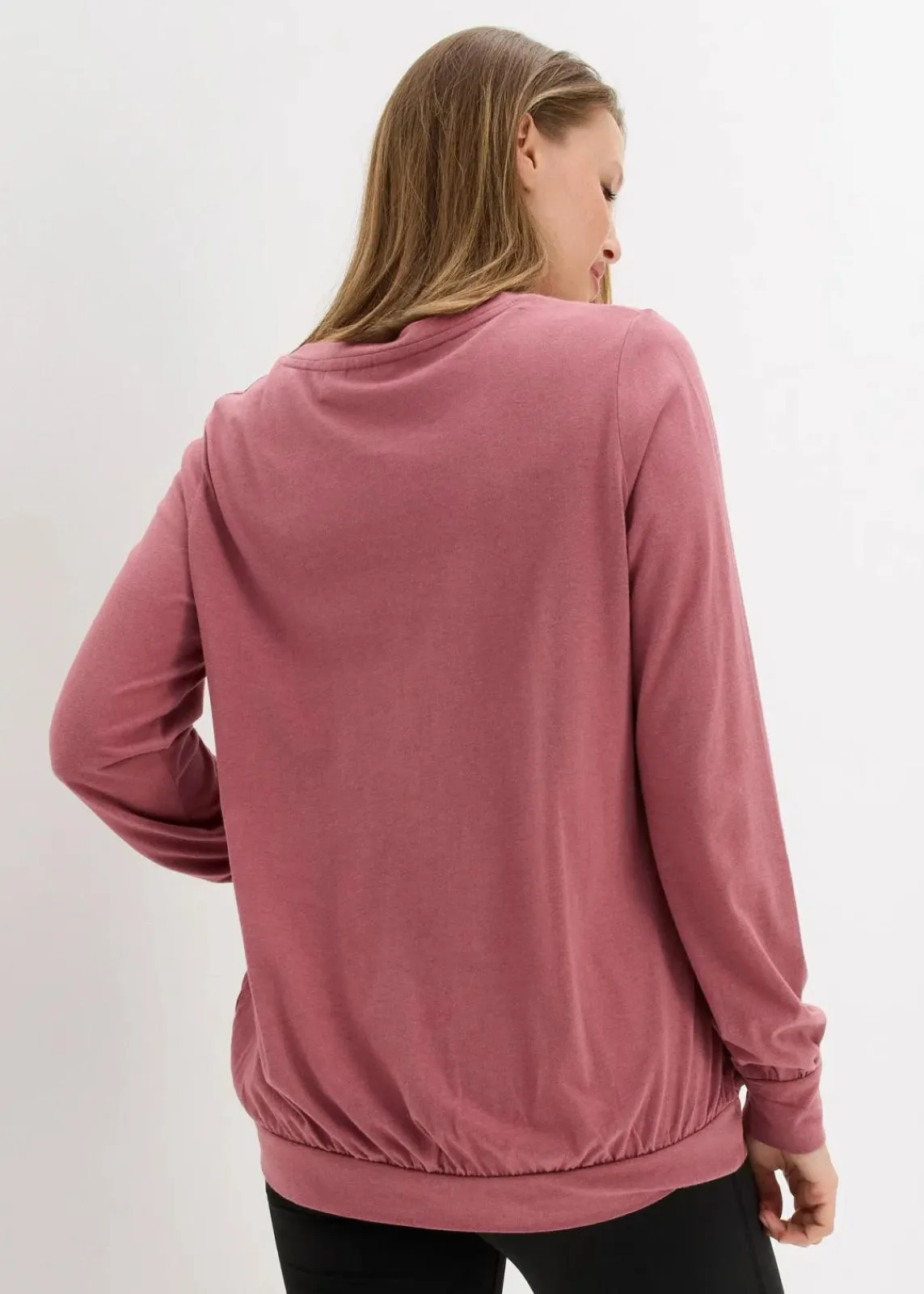 bonprix Shirts & Tops|Nachhaltigere Materialien^Lockeres Sport-Shirt softbeere bedruckt