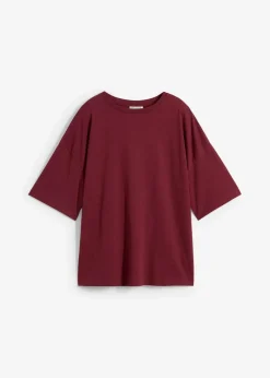 bonprix Shirts & Tops^Lockeres T-Shirt aus Baumwoll-Mix ahornrot