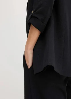 bonprix Blazer^Longblazer schwarz