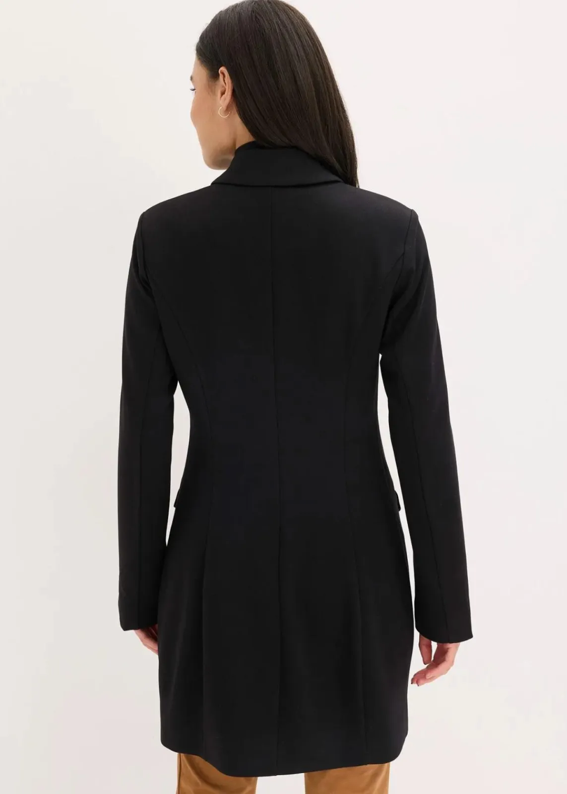 bonprix Bekleidung·Basics|Blazer^Longblazer aus Punto di Roma schwarz