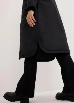 bonprix Bekleidung·Hosen|Jacken & Mäntel^Long-Parka schwarz