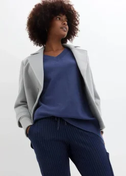 bonprix Bekleidung·Umstandsmode|Strickmode^Long-Pullover indigo